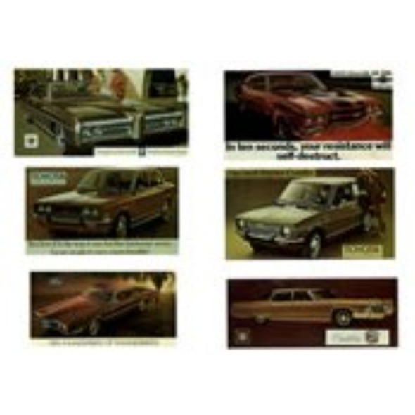 JL Innovative 272 - Auto Sign for Billboards 70's (6) - HO Scale